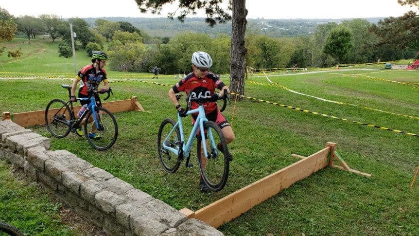 Prologue Cross Riders Jumping Barriers